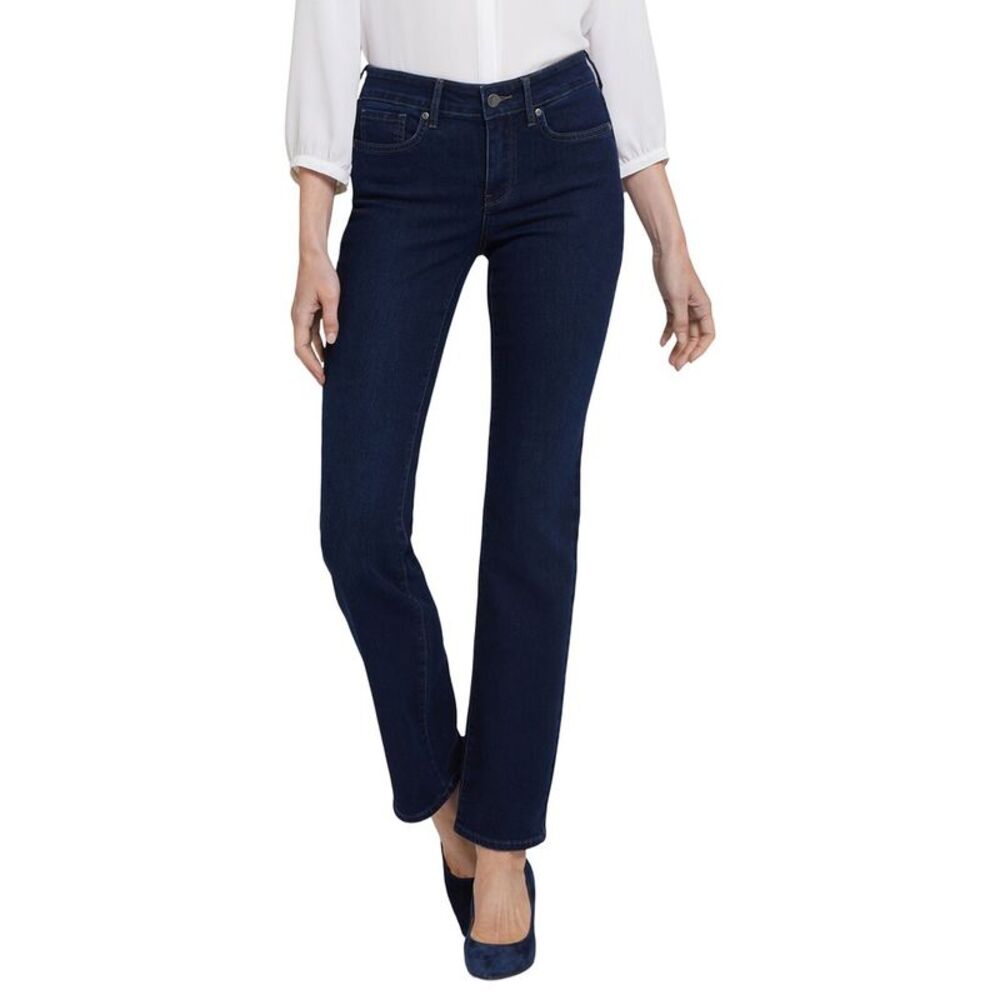 Nydj Womens  Marilyn Burbank Wash Straight Leg Jean